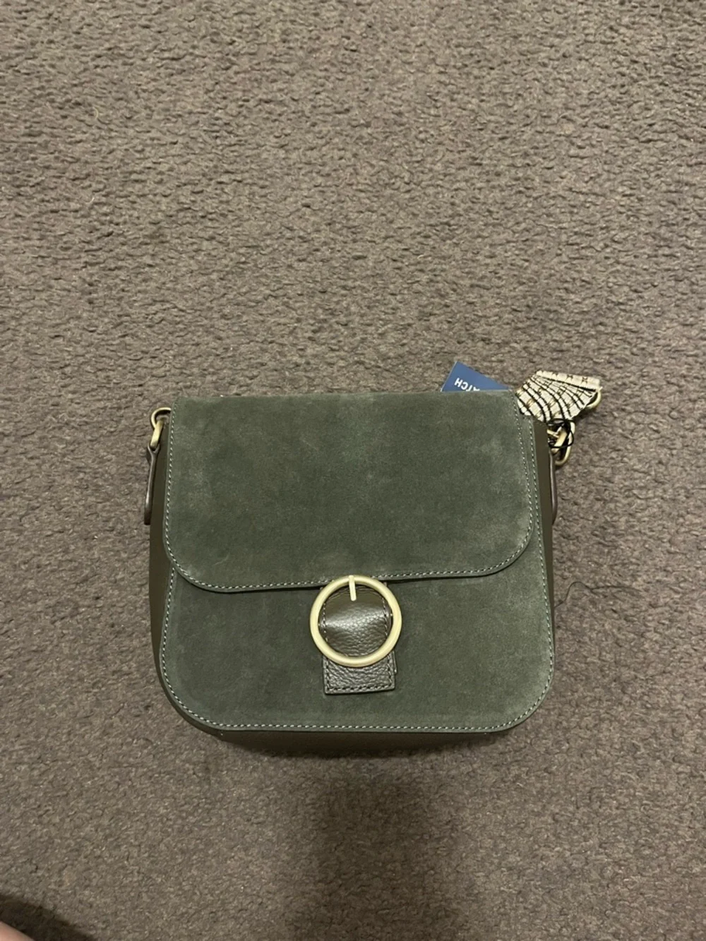 J. Jill Suede Crossbody Shoulder Bag NWT